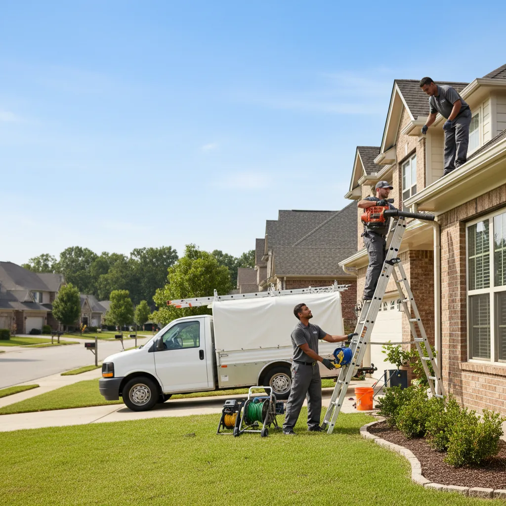 Home Gutter Service in Hackett, AR near me